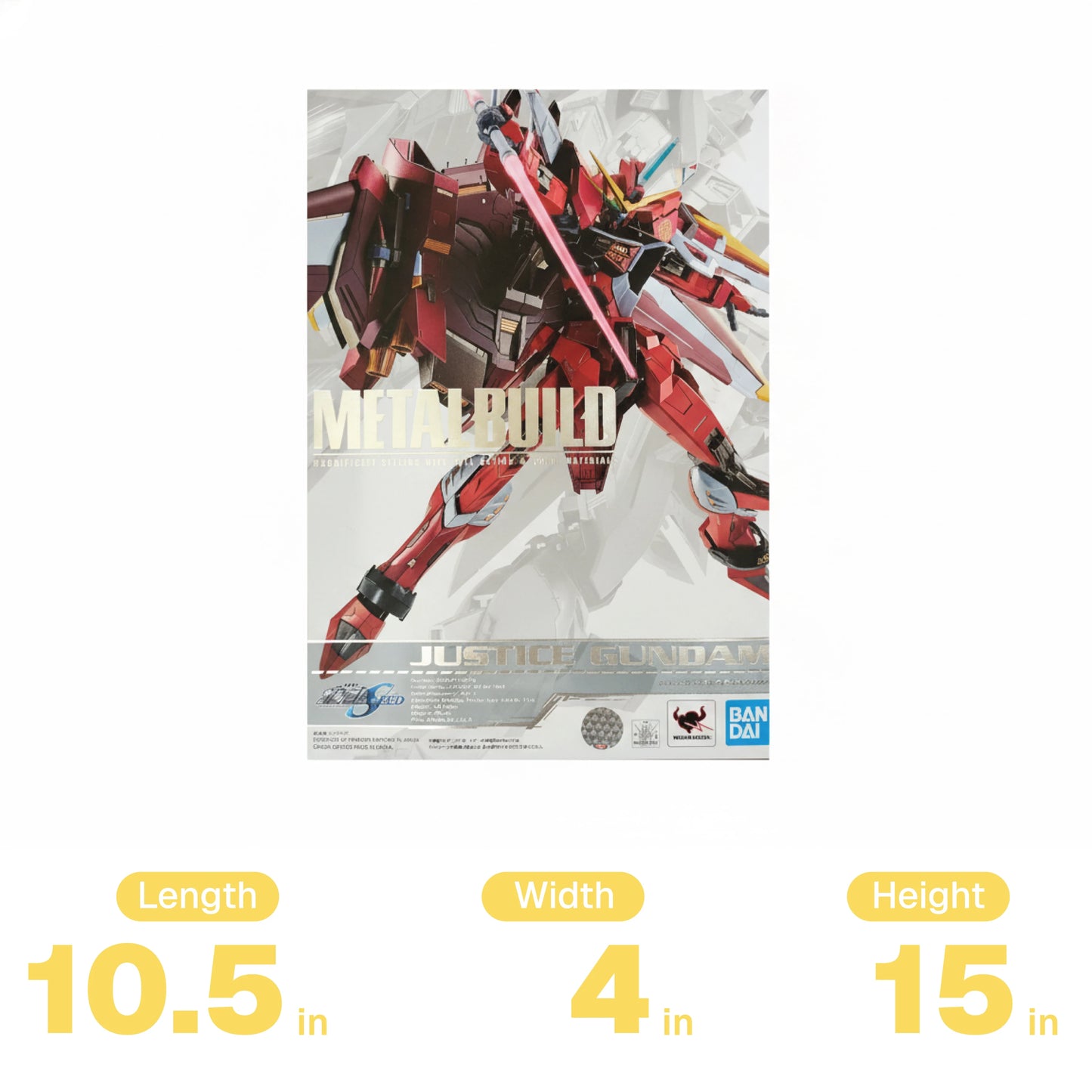 Bandai Metal Build Justice Gundam "Mobile Suit Gundam"