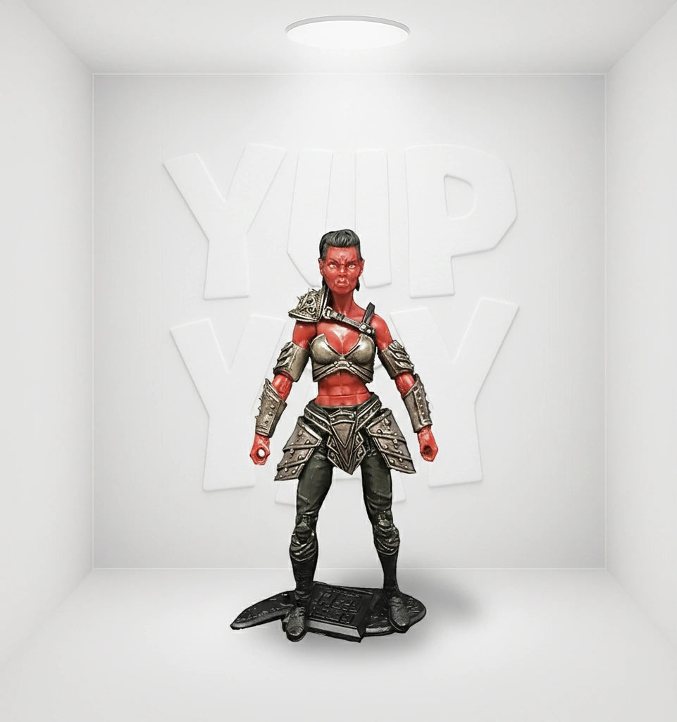 Boss Fight Studios Vitruvian Hacks - Female Barbarian Action Figure