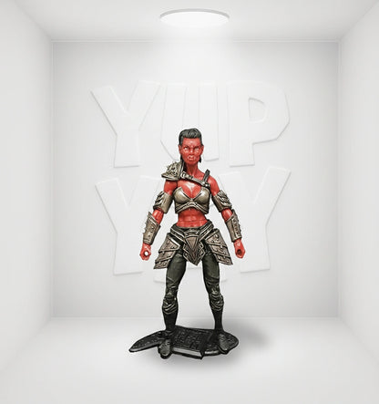 Boss Fight Studios Vitruvian Hacks - Female Barbarian Action Figure