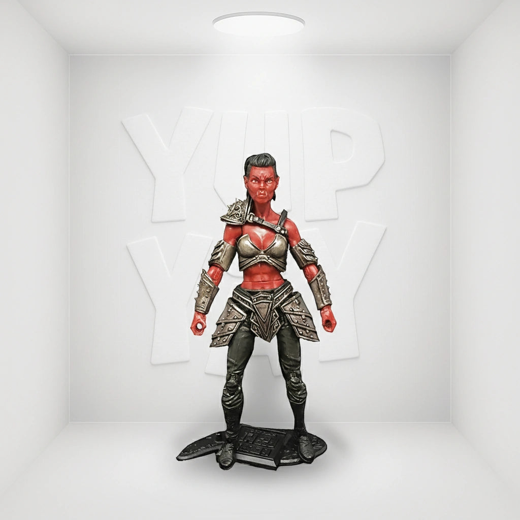 Boss Fight Studios Vitruvian Hacks - Female Barbarian Action Figure
