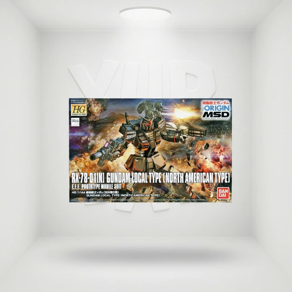Bandai Gundam The Origin 017 Gundam LOCAL TYPE (North American Front) 1/144 Scale Kit