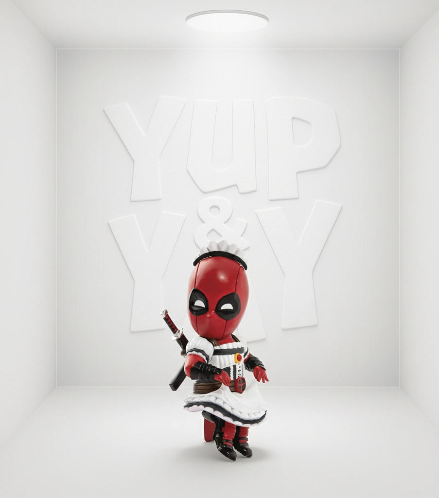 Beast Kingdom Marvel Comics Mea-004 Deadpool Servant Mini Egg Attack Action Figure