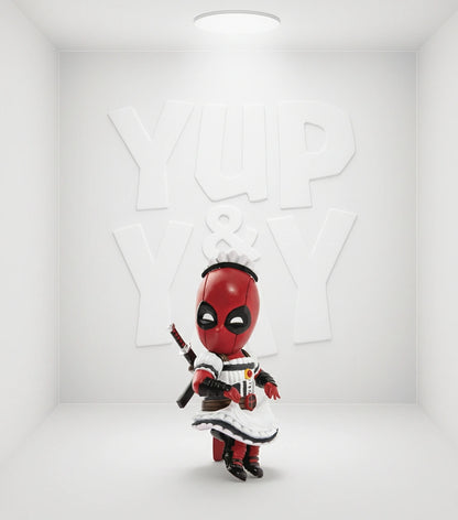 Beast Kingdom Marvel Comics Mea-004 Deadpool Servant Mini Egg Attack Action Figure