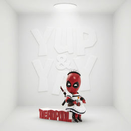 Beast Kingdom Marvel Comics Mea-004 Deadpool Servant Mini Egg Attack Action Figure