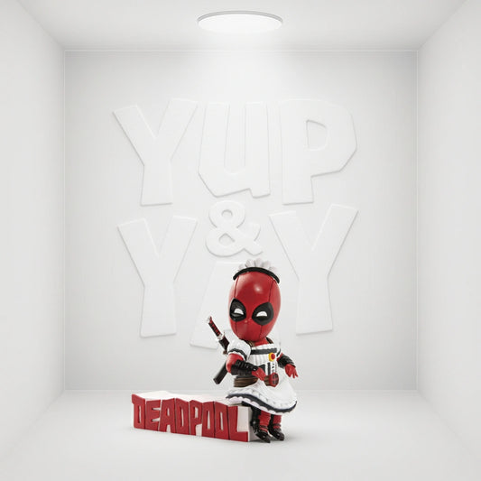 Beast Kingdom Marvel Comics Mea-004 Deadpool Servant Mini Egg Attack Action Figure