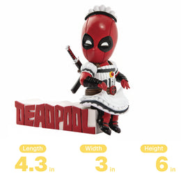 Beast Kingdom Marvel Comics Mea-004 Deadpool Servant Mini Egg Attack Action Figure