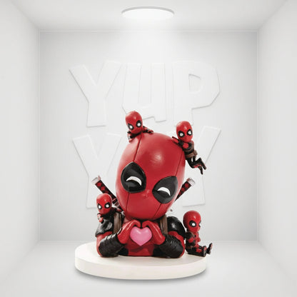 Beast Kingdom Marvel Comics Mea-004 Deadpool Jump Out of 4th Wall Mini Egg Attack Action Figure