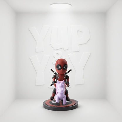 Beast Kingdom Marvel Comics Mea-004 Deadpool Pony Mini Egg Attack Action Figure