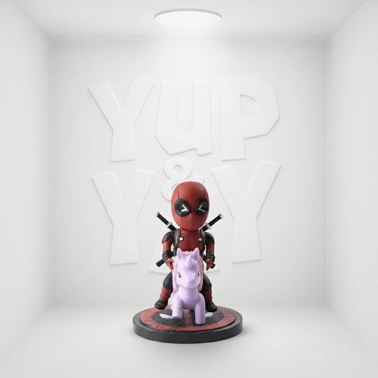 Beast Kingdom Marvel Comics Mea-004 Deadpool Pony Mini Egg Attack Action Figure