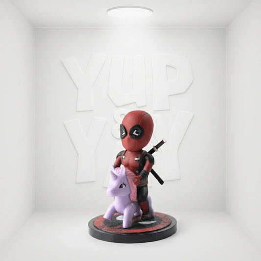 Beast Kingdom Marvel Comics Mea-004 Deadpool Pony Mini Egg Attack Action Figure