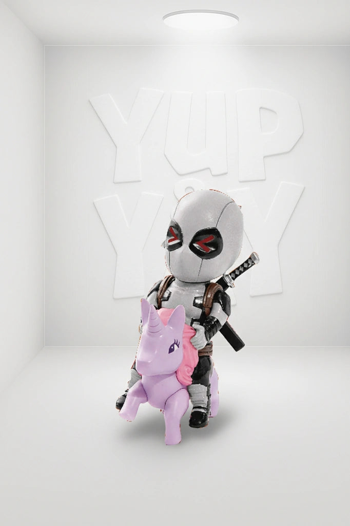 Beast Kingdom Marvel Comics Mea-004 Deadpool Pony Mini Egg Attack Action Figure