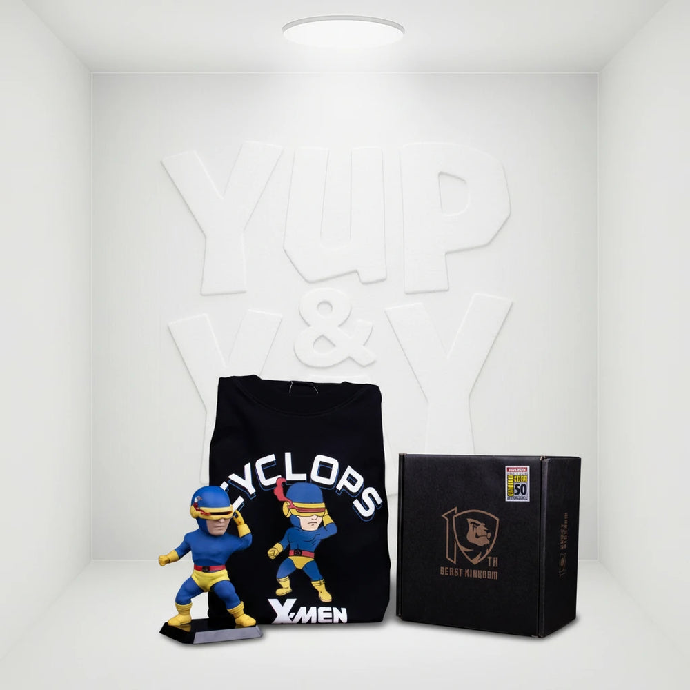 Beast Kingdom X-Men: Cyclops Classic Costume Version EAA-085DX (W/ T-shirt XL)