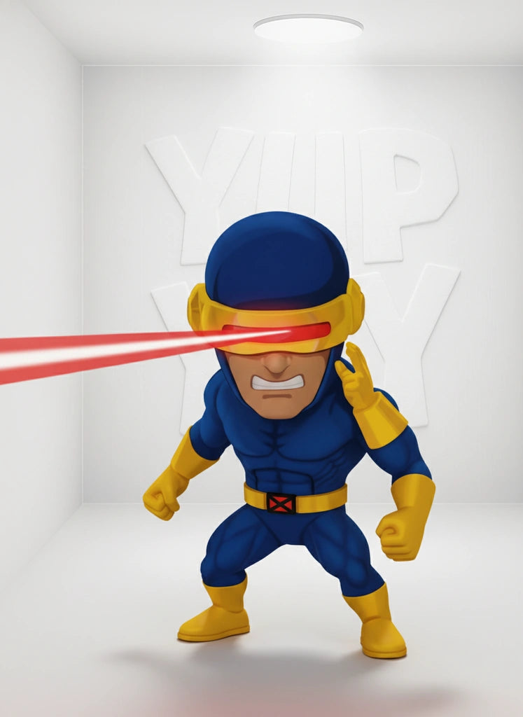 Beast Kingdom X-Men: Cyclops Classic Costume Version EAA-085DX (W/ T-shirt XL)