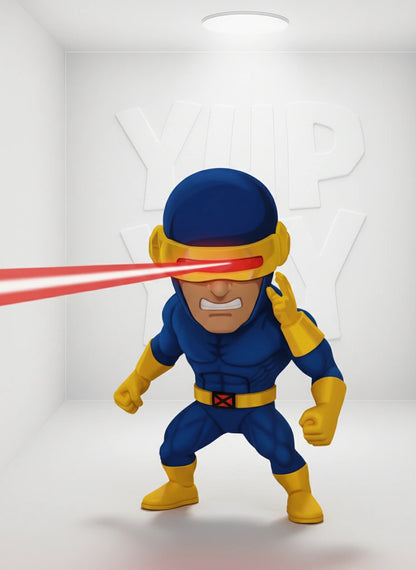 Beast Kingdom X-Men: Cyclops Classic Costume Version EAA-085DX (W/ T-shirt XL)