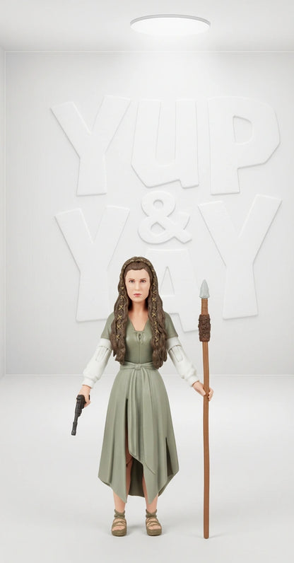 Hasbro Star Wars: The Black Series -  Endor Ewok Village Leia (Return of the Jedi) 6-Inch Action Figure