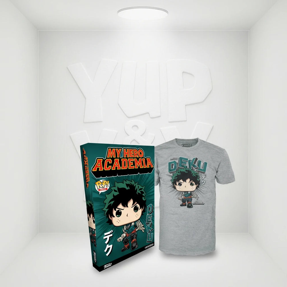 Funko Pop! Tees: My Hero Academia - Izuku Midoriya (Deku) Boxed Unisex T-Shirt - XL