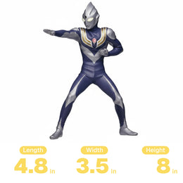 Banpresto Ultraman Hero's Brave Tiga Day & Night Special Type Ver. A PVC Figure