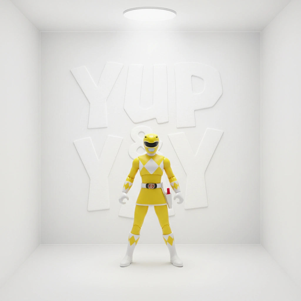 Bandai Power Rangers Ninja Steel Mega Morph Yellow Ranger with Cycle