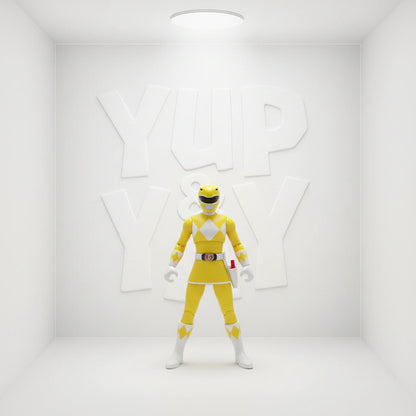 Bandai Power Rangers Ninja Steel Mega Morph Yellow Ranger with Cycle