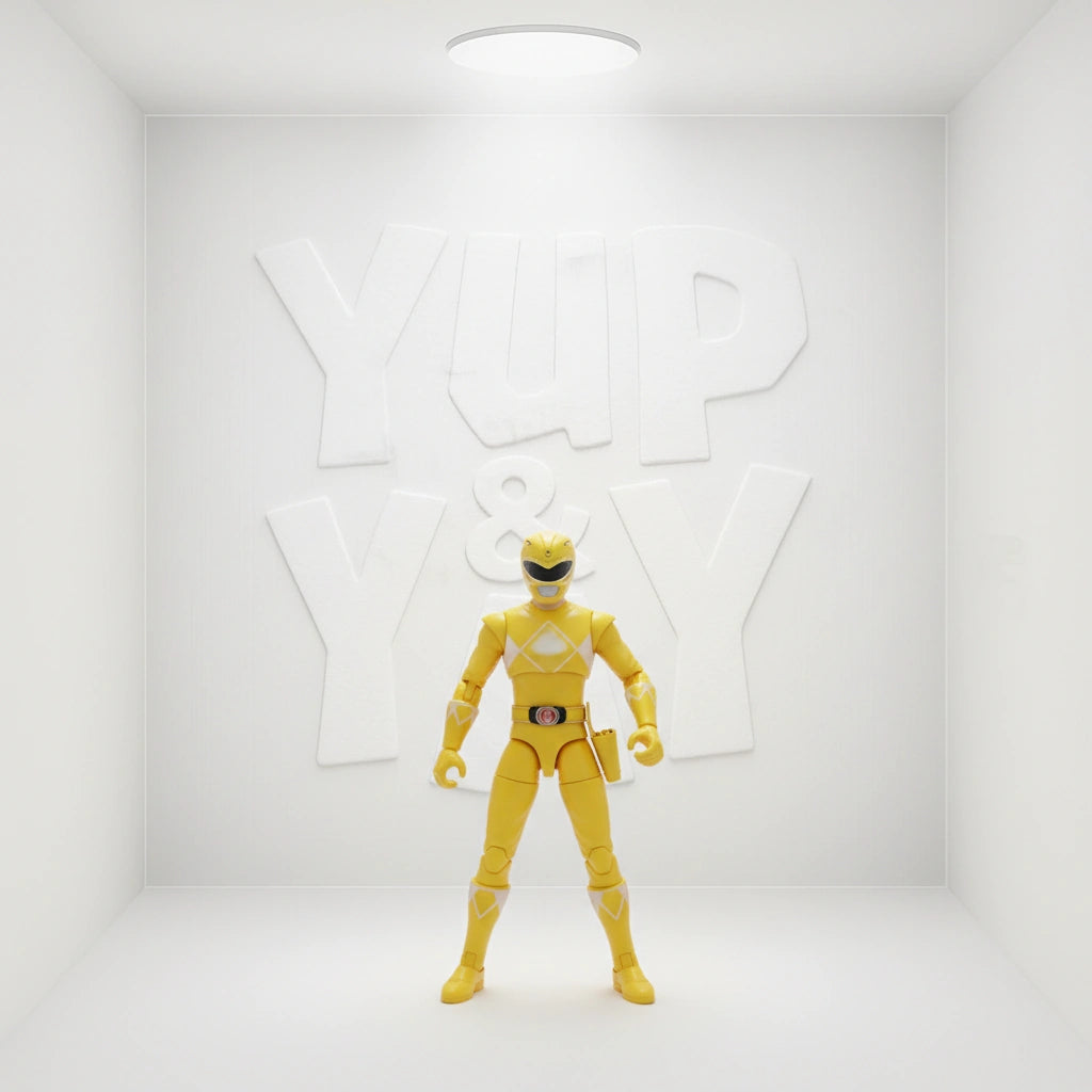 Bandai Power Rangers Ninja Steel Mega Morph Yellow Ranger with Cycle