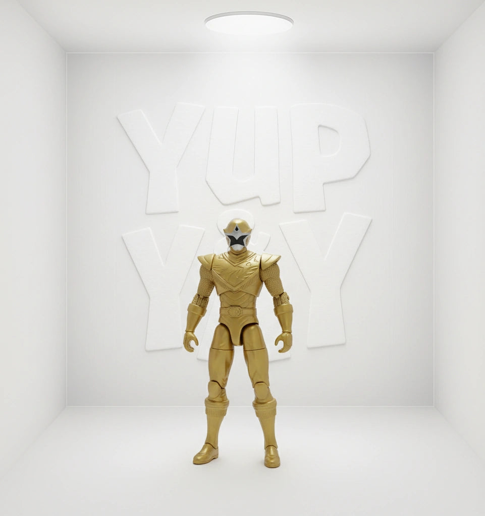 Bandai Power Rangers Ninja Steel Mega Morph Yellow Ranger with Cycle