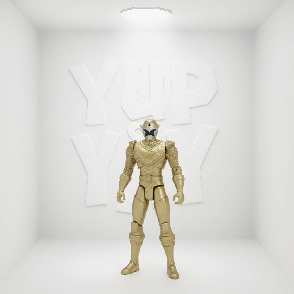 Bandai Power Rangers Ninja Steel Mega Morph Yellow Ranger with Cycle