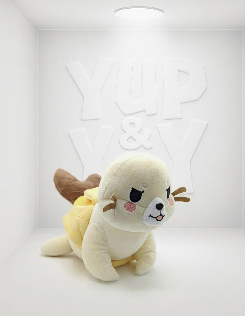 Tasty Peach: Too-Ripe Banana Seal Plush- Brown