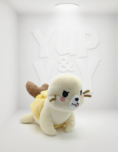 Tasty Peach: Too-Ripe Banana Seal Plush- Brown