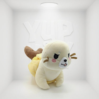 Tasty Peach: Too-Ripe Banana Seal Plush- Brown