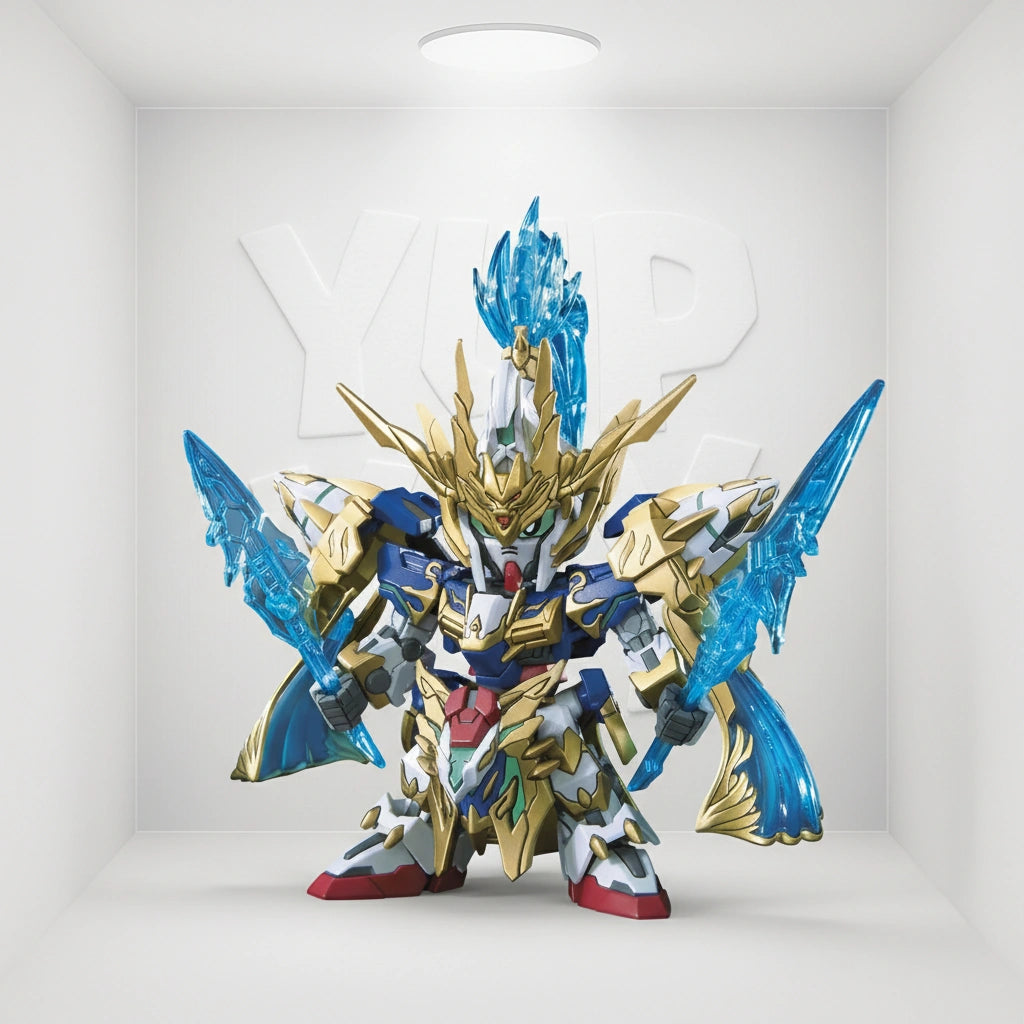 Bandai SD Sangoku Soketsuden 07 Zhao Yun 00 Gundam & Bilongqu Plastic Model