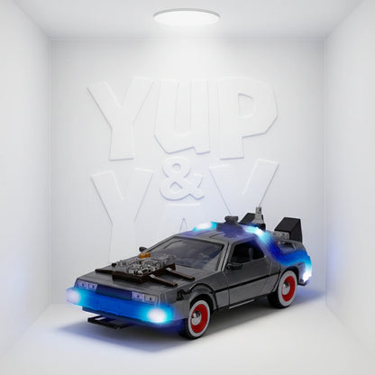 Back to the Future III DeLorean Time Machine with Light