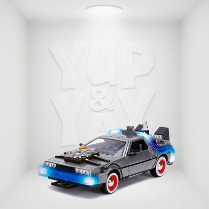 Back to the Future III DeLorean Time Machine with Light