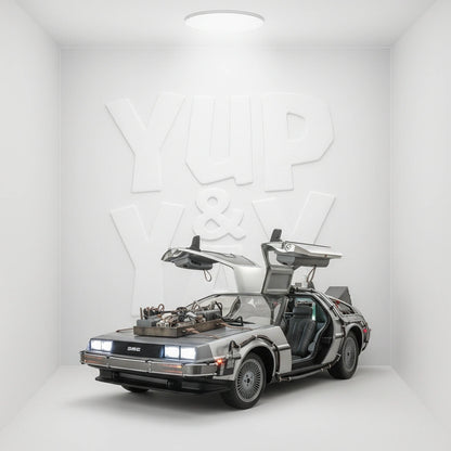 Back to the Future III DeLorean Time Machine with Light