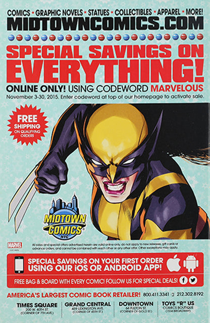 All-New Wolverine #1 (Marvel Comics 2016)