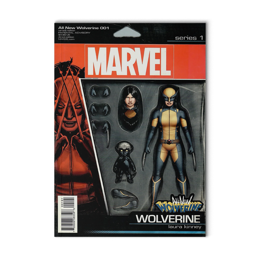 ALL-NEW WOLVERINE #1 X-23 Action Figure Variant Cover Laura Kinney