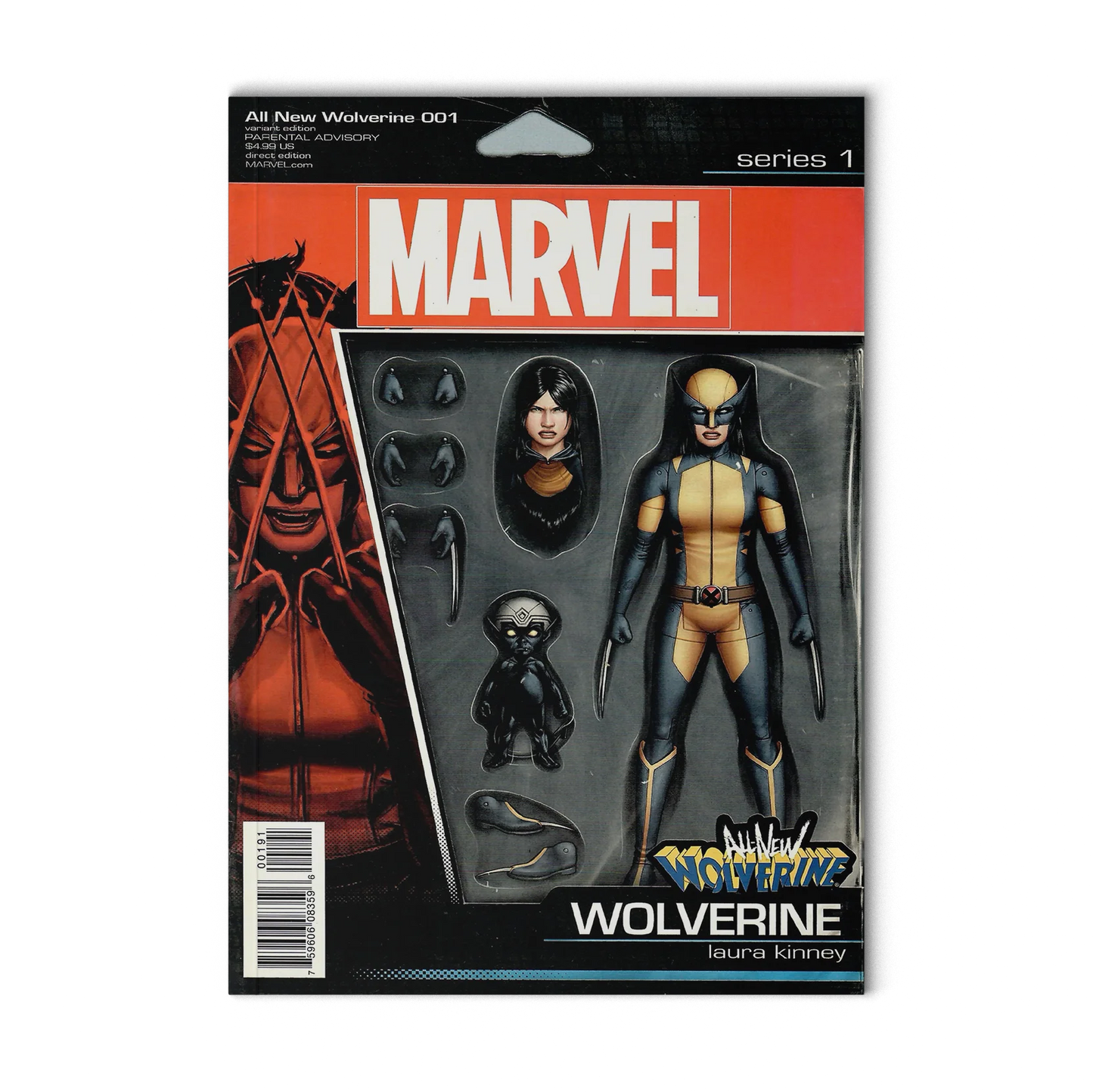 ALL-NEW WOLVERINE #1 X-23 Action Figure Variant Cover Laura Kinney
