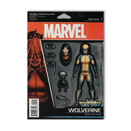 ALL-NEW WOLVERINE #1 X-23 Action Figure Variant Cover Laura Kinney