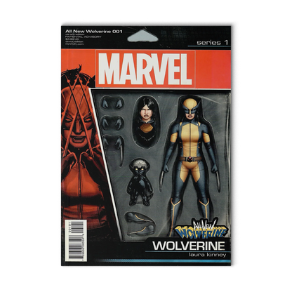 ALL-NEW WOLVERINE #1 X-23 Action Figure Variant Cover Laura Kinney