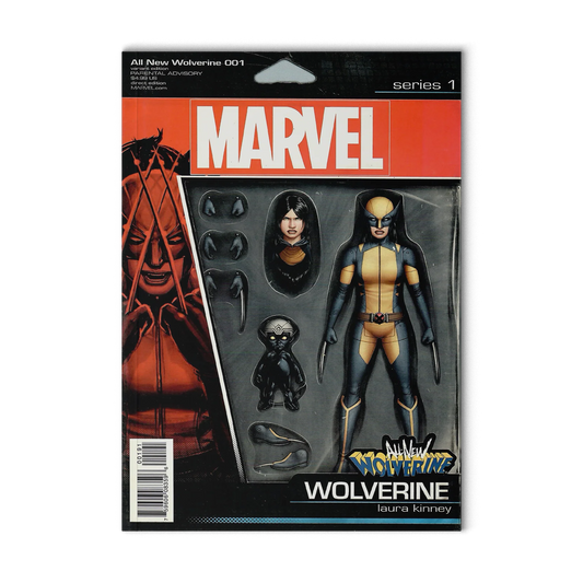 ALL-NEW WOLVERINE #1 X-23 Action Figure Variant Cover Laura Kinney