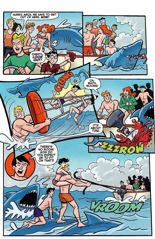 Archie Vs Sharknado #1 Robert Hack Variant Cover C 2015 Archie Comics
