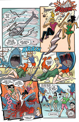Archie Comics - Archie vs. Sharknado #1 (2015, Francesco Francavilla Cover Variant) Cover B