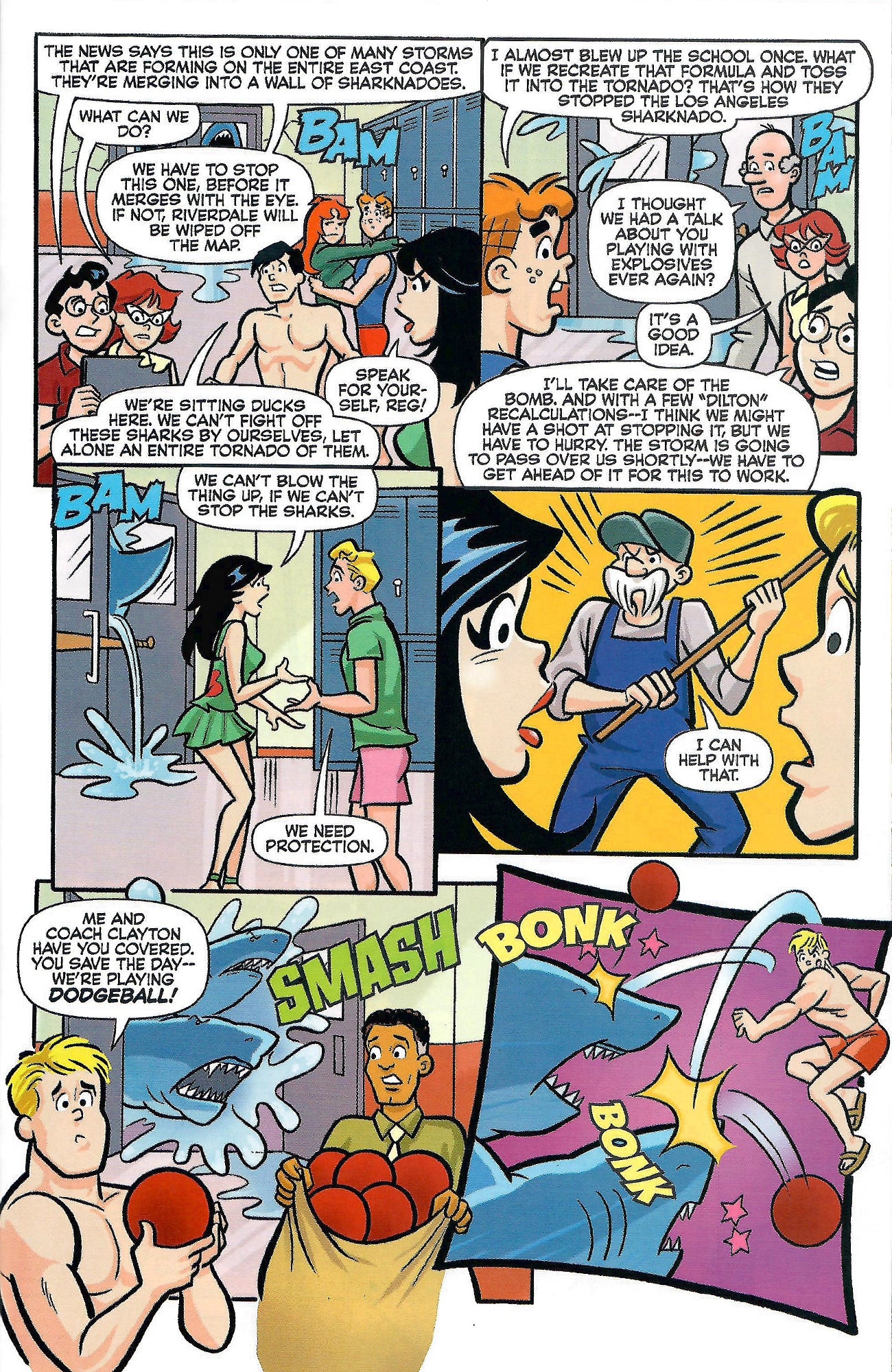 Archie Comics - Archie vs. Sharknado #1 (2015, Francesco Francavilla Cover Variant) Cover B