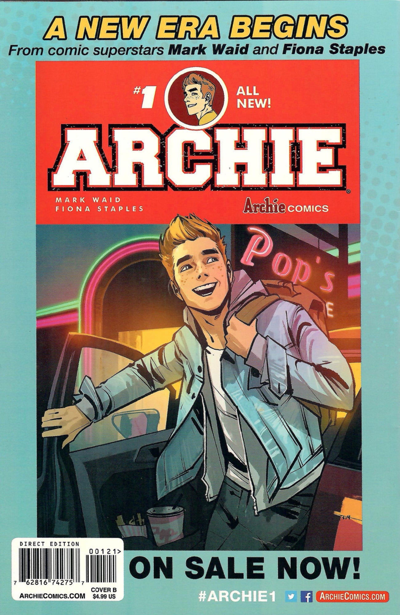 Archie Comics - Archie vs. Sharknado #1 (2015, Francesco Francavilla Cover Variant) Cover B