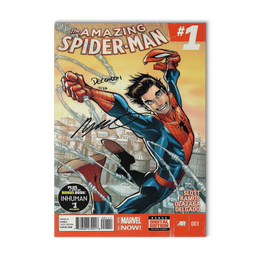 The Amazing Spider-Man #1 (Marvel Comics 2014) Bagged And Boarded (Signed)
