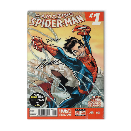The Amazing Spider-Man #1 (Marvel Comics 2014) Bagged And Boarded (Signed)