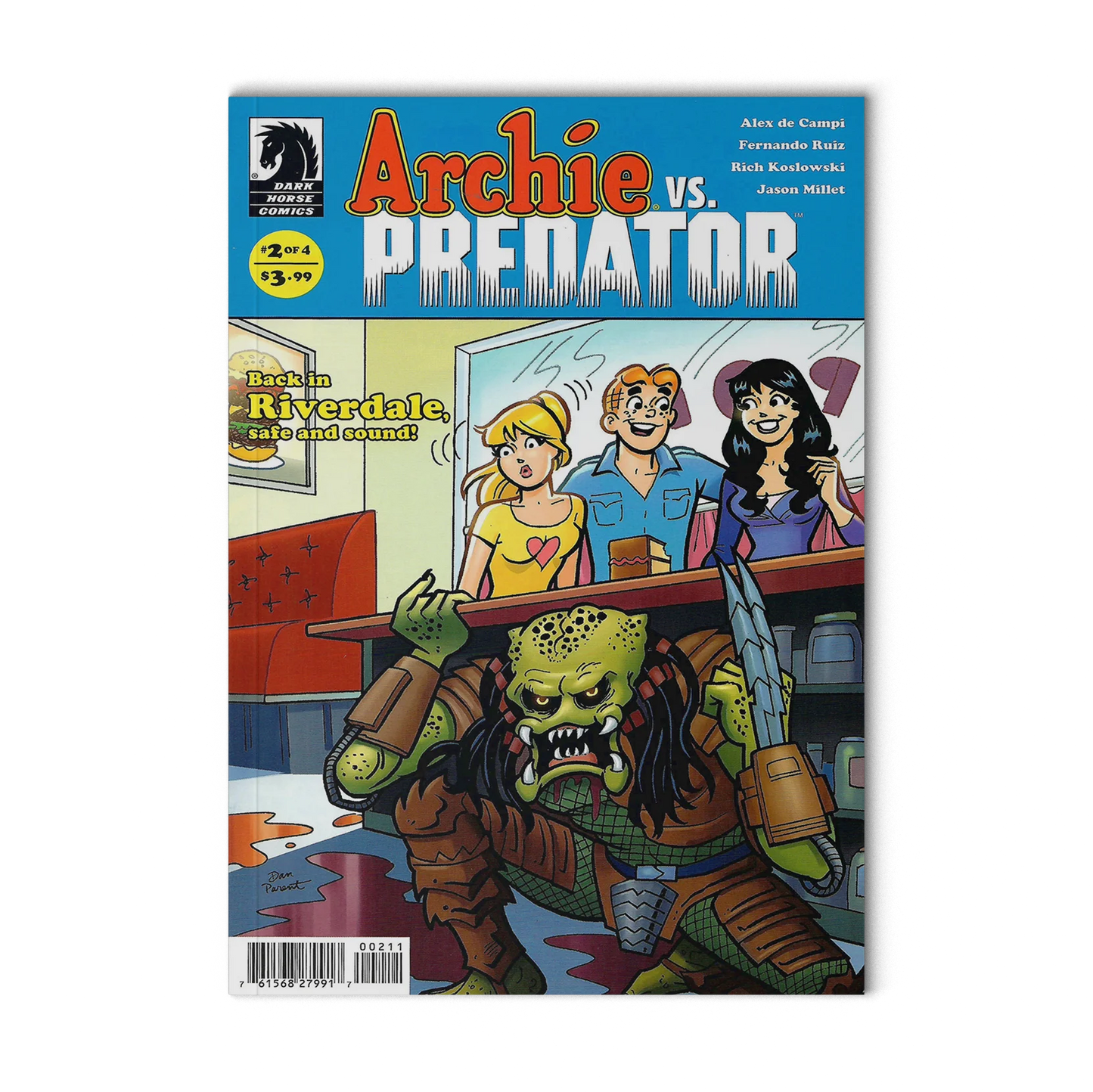 ARCHIE VS. PREDATOR #2, Cover A, Dark Horse Comics 2015