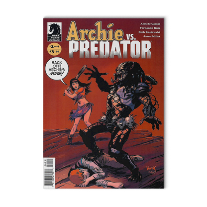 Archie VS Predator (2015) #2 Robert Hack Veronica VS Predator Variant Cover