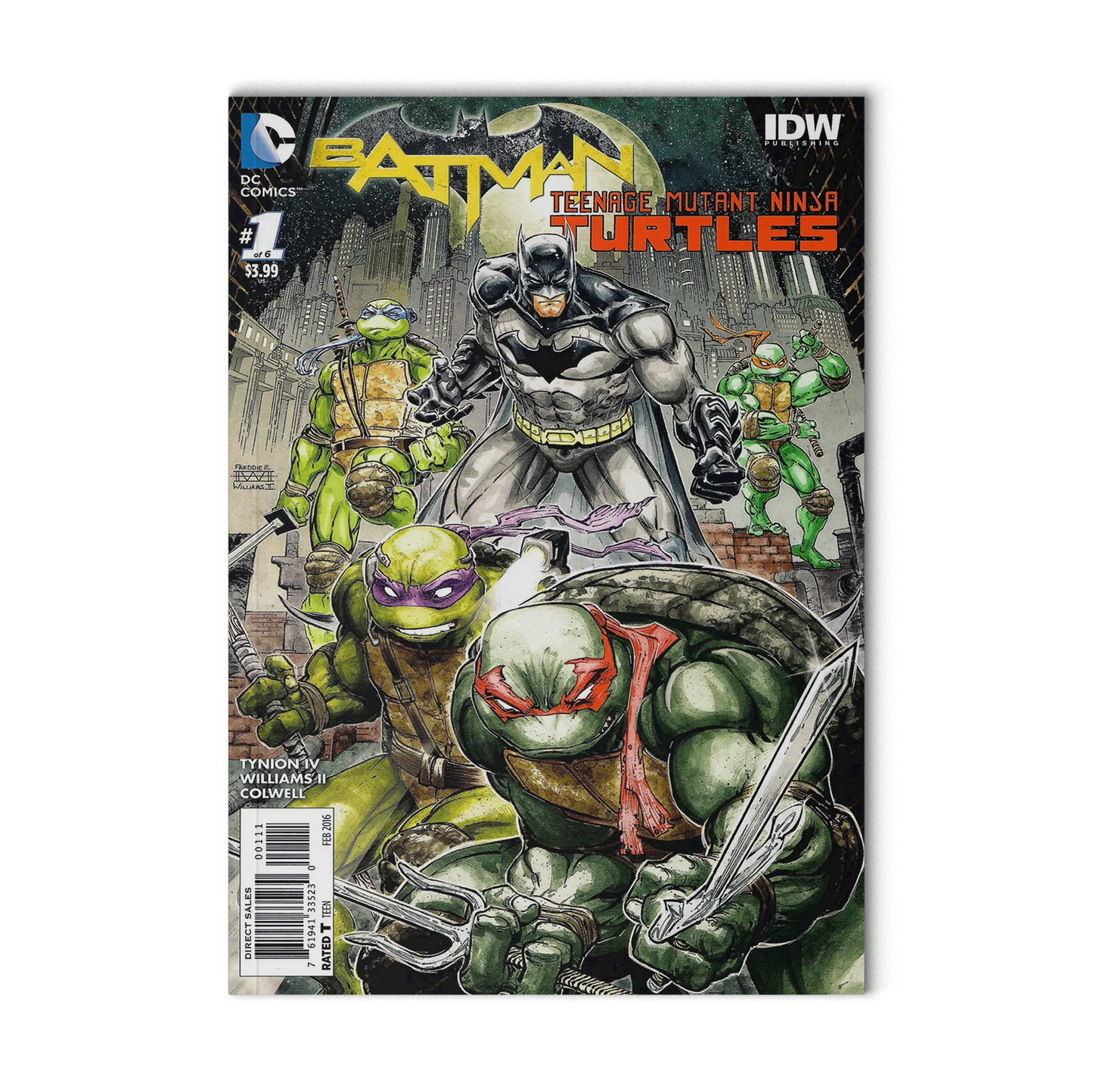 Batman/Teenage Mutant Ninja Turtles #1 Freddie E. Williams II Cover