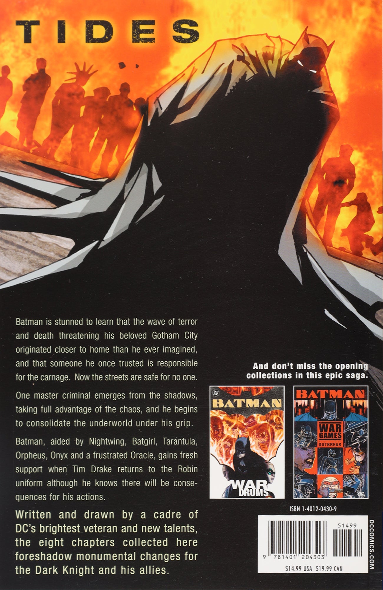 Batman: War Games, Act Two Tides 2005 VF+ DC Comics Volume Two