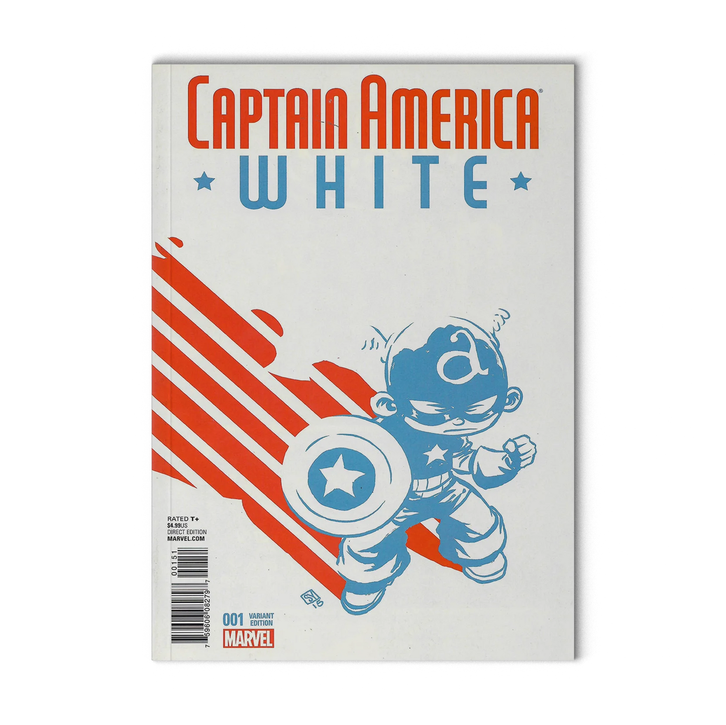 Captain America White #1 Edition Young Variant